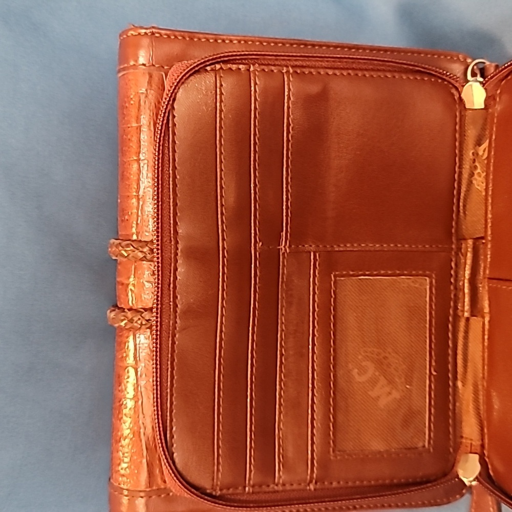 MC bag Elegant Brown Crocodile-Embossed - Picture 6 of 10
